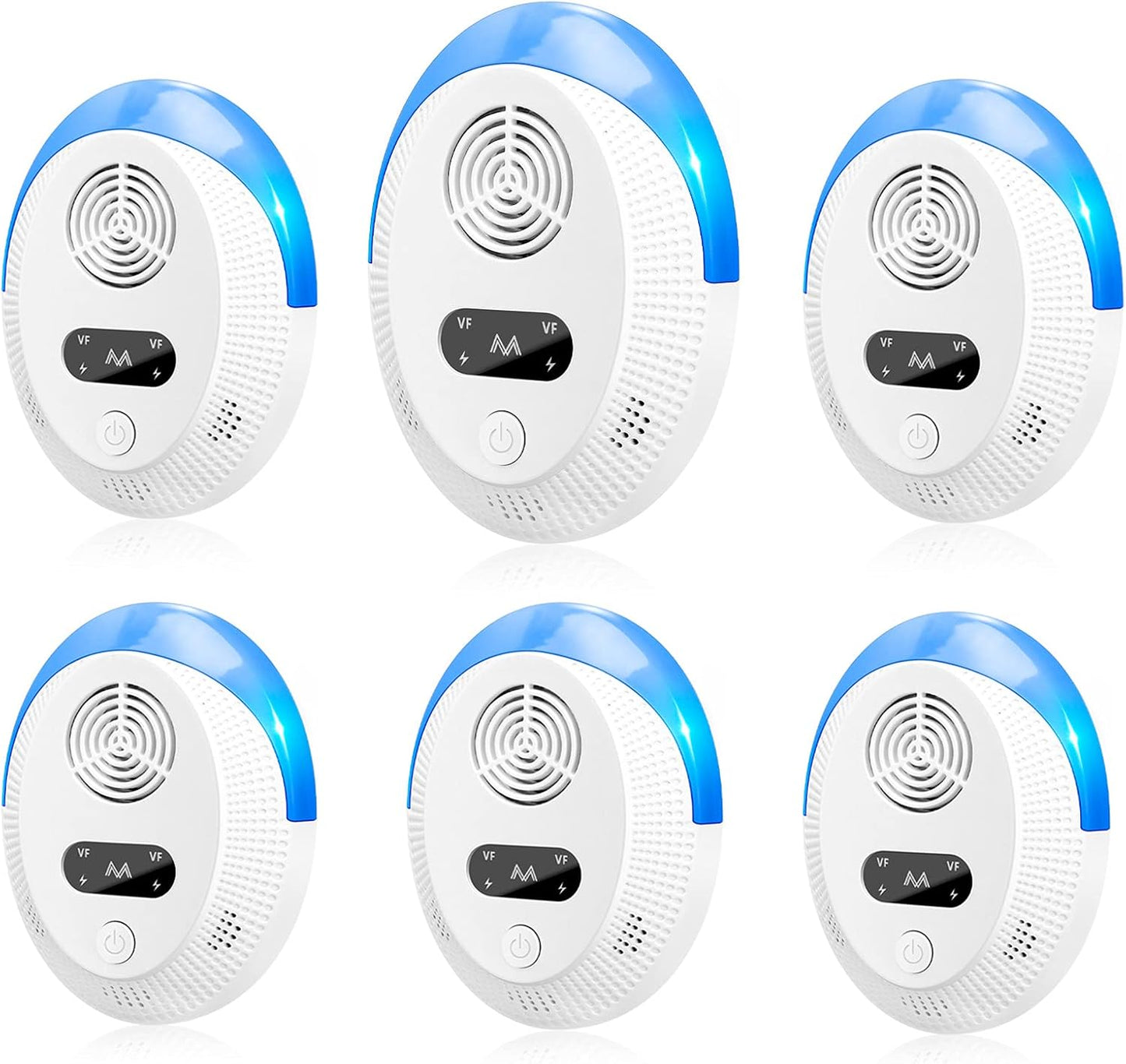 Ultrasonic Pest Repeller for Mice, Bugs, and Insects - 6 Packs