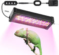 Reptile UVB Light & Heater Lamp 18W UVA/UVB LED - Adjustable Timer