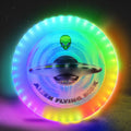 LED Flying Disc 38 RGB LEDs, 12 Modes - Rechargeable Light-Up Toy
