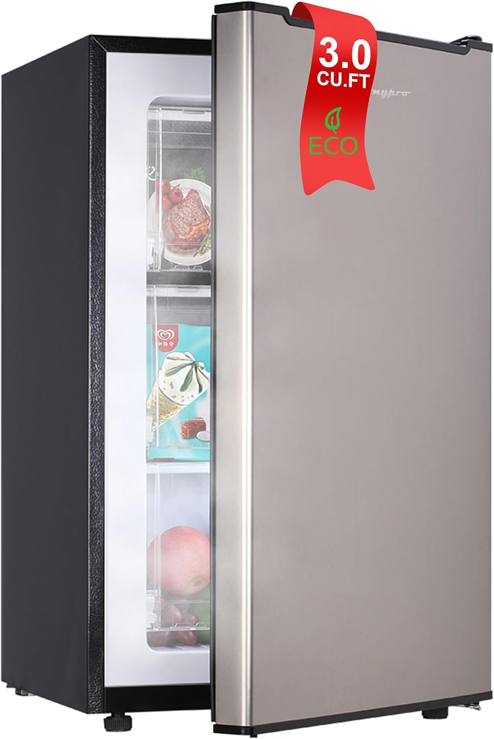 3.0 Cubic Feet Upright Freezer - Compact & Ultra-Quiet Design
