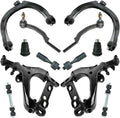 Front Steering & Suspension Kit Ball Joint Control Arm with Tie Rods
