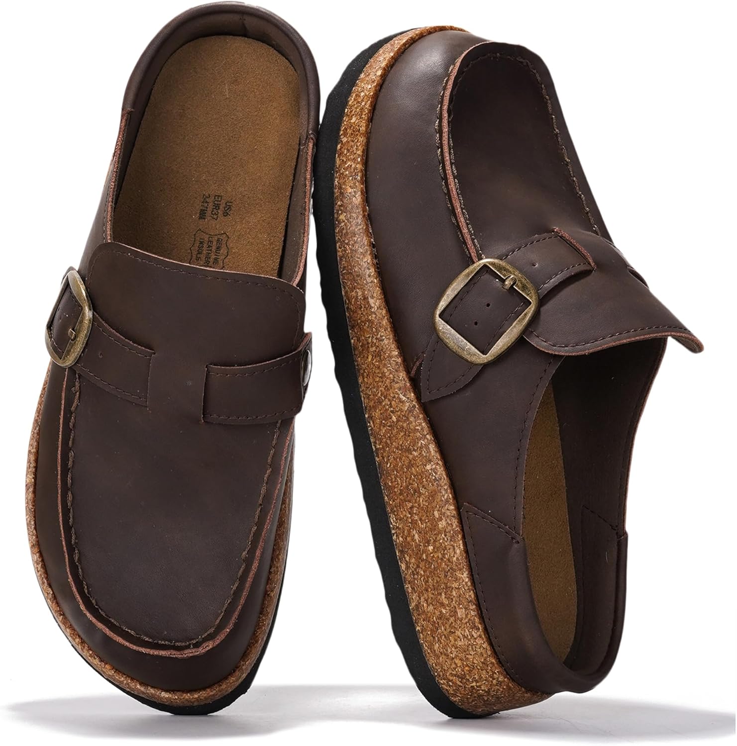 Project Cloud Genuine Leather Clogs for Women - Comfort & Style
