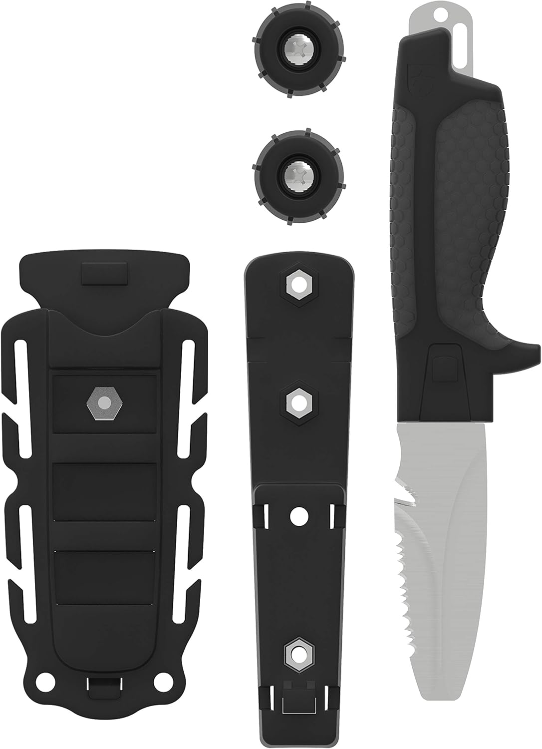 GEAR AID Tanu Dive and Rescue Knife with Blunt Tip Blade