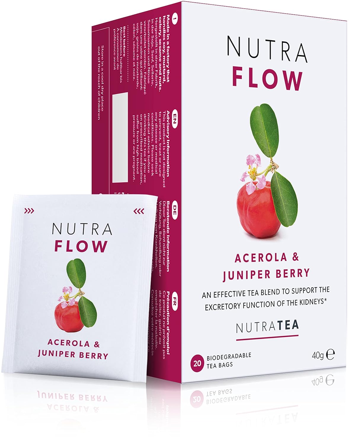 NUTRAFLOW Herbal Tea Blend for Natural Cleansing Support
