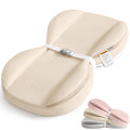 Leather Baby Changing Pad 28x16 - Waterproof Memory Foam Comfort