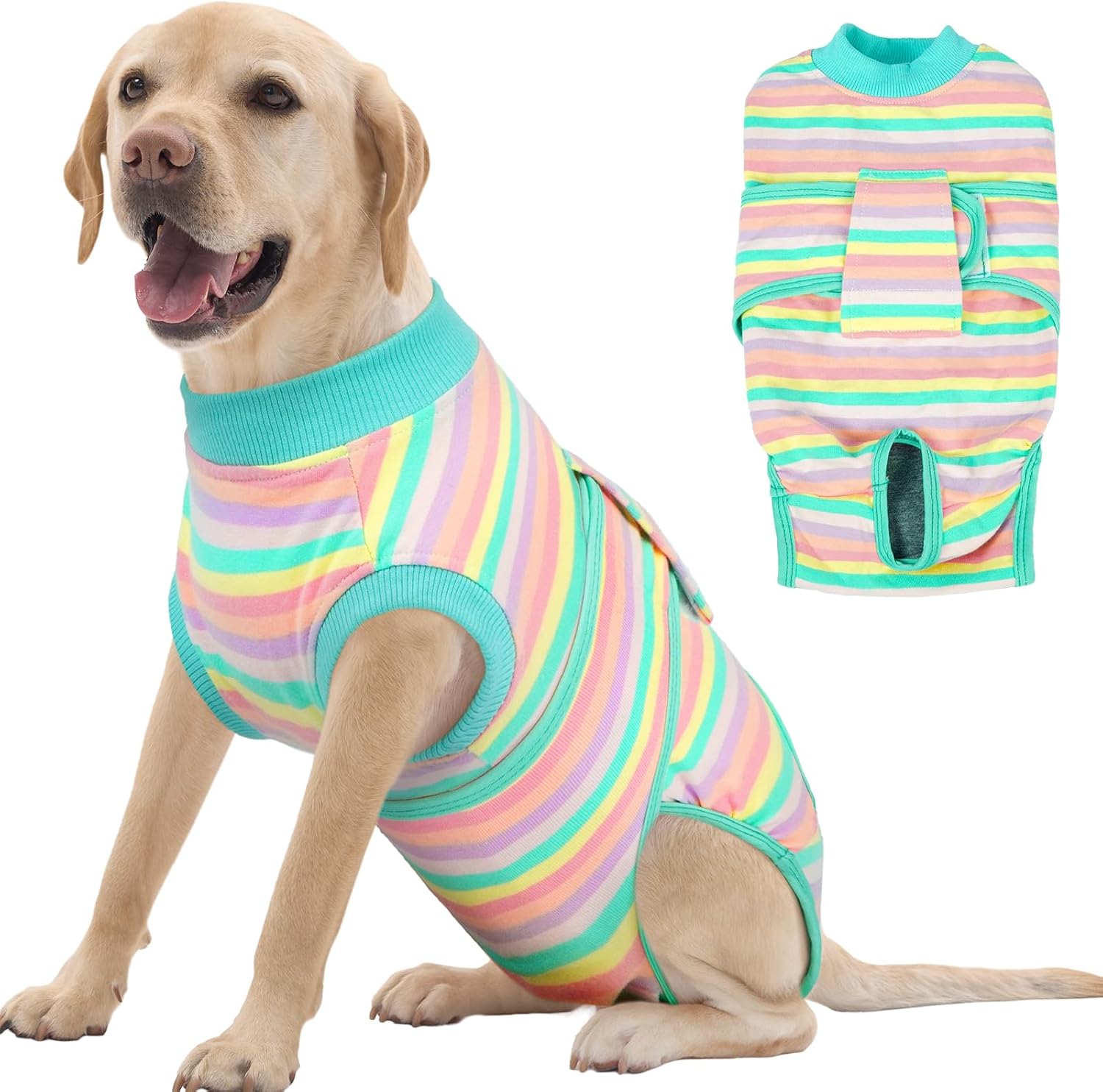 FUAMEY Recovery Suit for Dogs: Soft Surgical Bodysuit XL