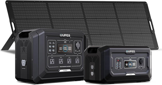 OUPES 3072Wh Mega 1 Power Station Kit for Off-Grid Power