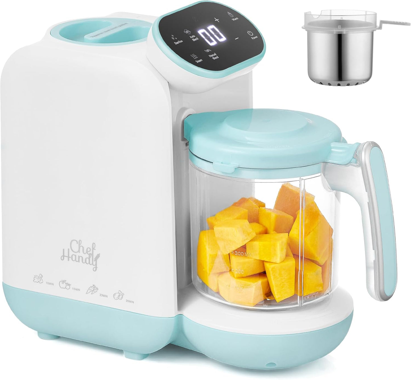 Chefhandy Baby Food Maker: Steamer, Blender & Puree Machine