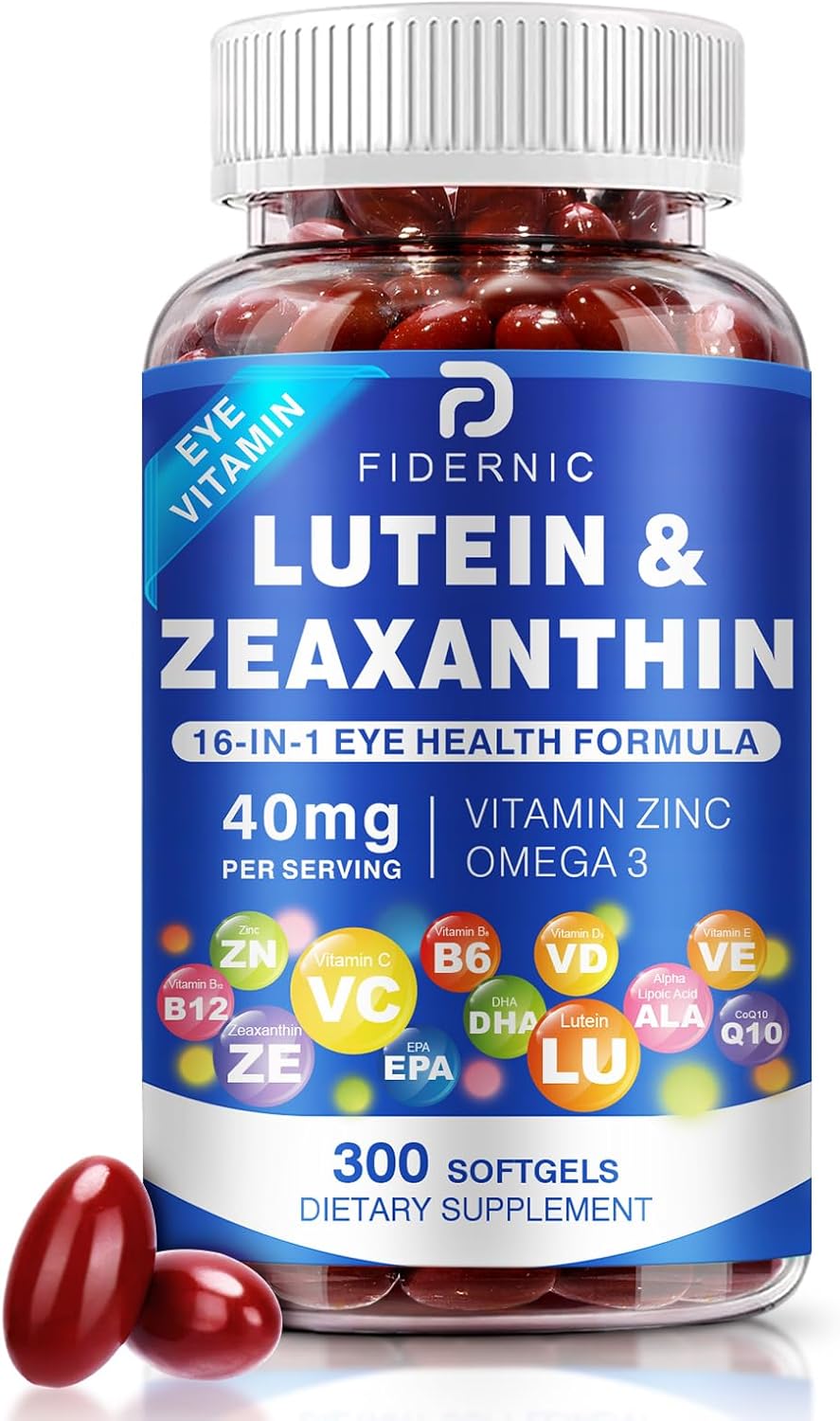 Lutein and Zeaxanthin Supplement for Eye Health Support