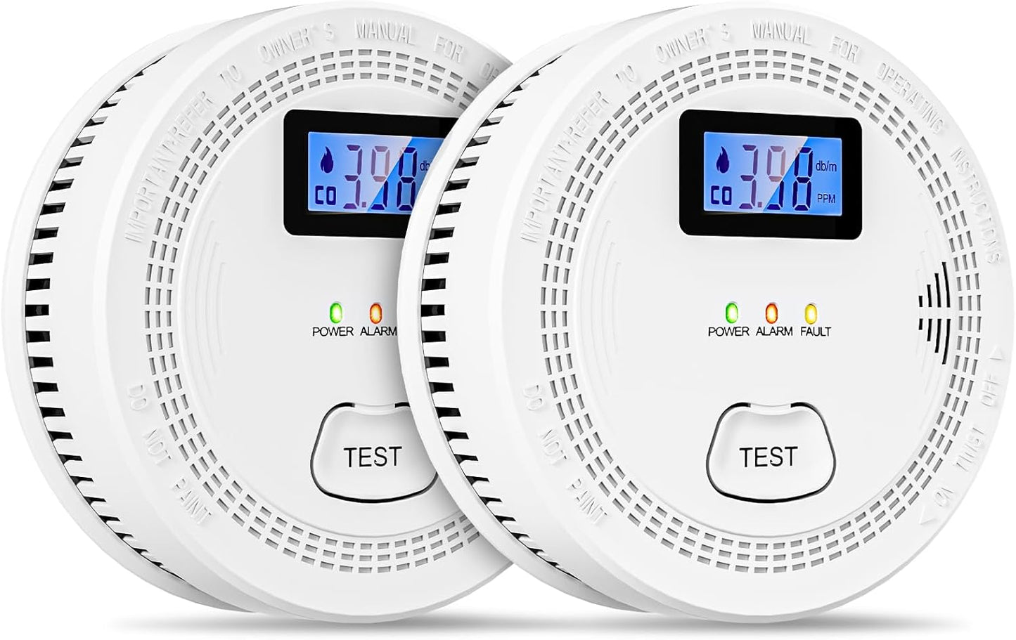 2 in 1 CO & Smoke Detectors for Comprehensive Safety Protection