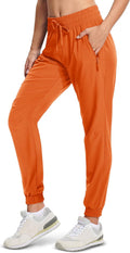 Women's Hiking Pants Quick Dry Joggers with Zipper Pockets