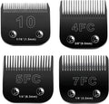10-Blade Replacement Set #10 + 4FC+5FC+7FC - Dog Clipper Blades