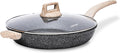 CAROTE Non Stick Frying Pan Skillet 12.5in - Durable Granite Nonstick