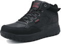 Mens Snow Boots for Men Size 8-12 - Warm Fur Lined Winter Trekking