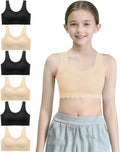 Demifill Teen Girls Seamless Sports Bra with Removable Padding