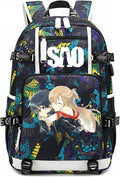 Anime Backpack for Students 30L Canvas Laptop Bag - Comfortable Straps