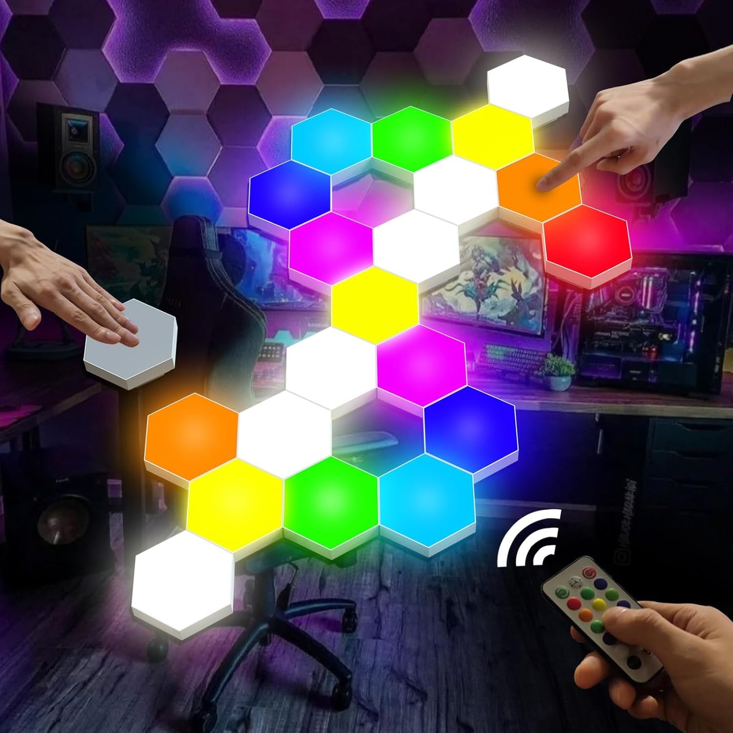 Hexagon Lights - Smart LED Wall Panels for Game Room Decor