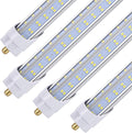 8 Foot LED Bulbs 120W 19000lm 6000K T8 T10 T12 Tube Lights - Super