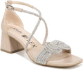 LifeStride Captivate Strappy Block Heel Dress Sandals - Sparkle