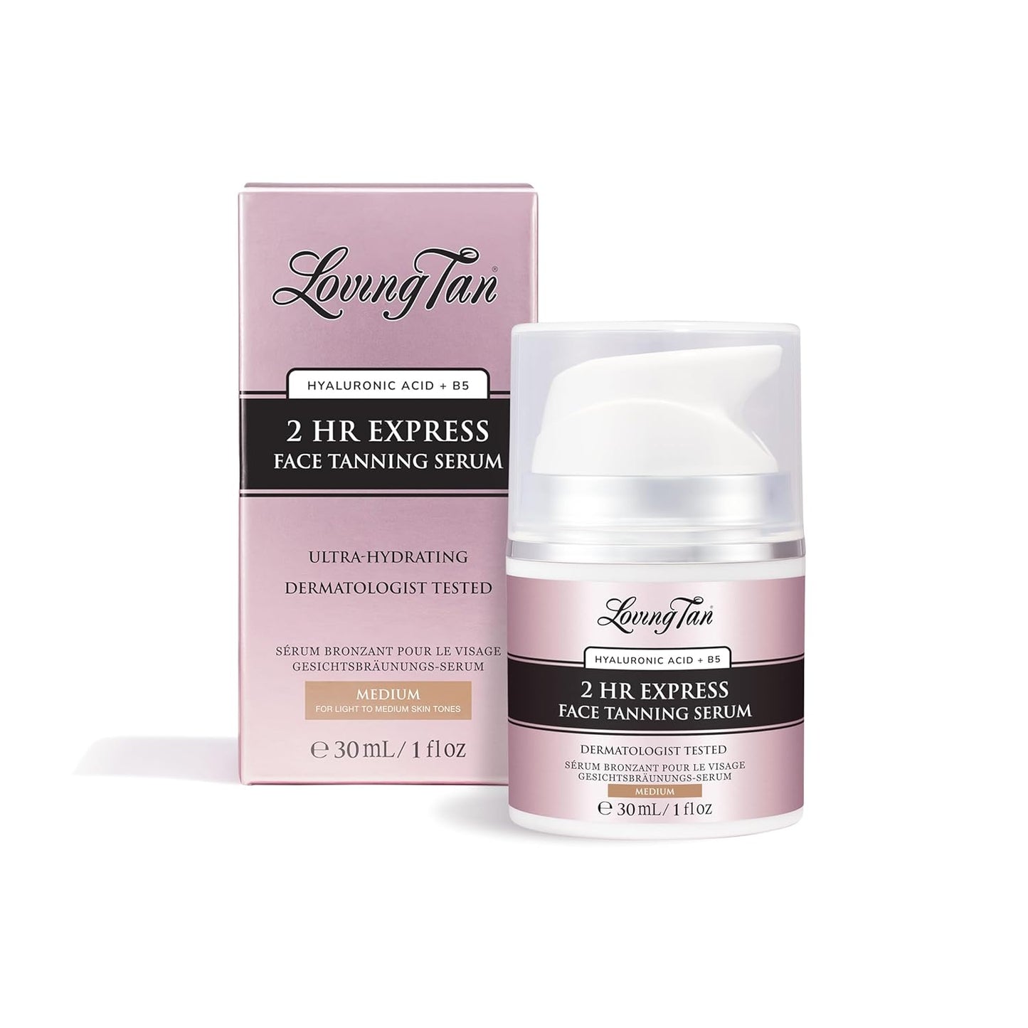 Loving Tan 2 Hr Express Face Tanning Serum for Natural Glow