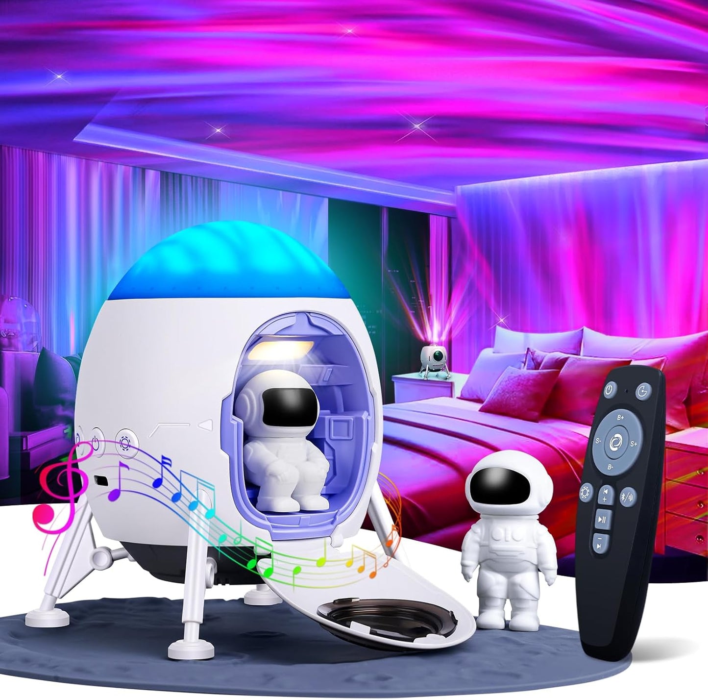 Galaxy Projector: Space Night Light & White Noise