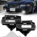 Fog Lights Assembly Compatible with 1999-2004 Ford Mustang - Bright