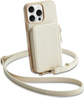 ZVE Wallet Case for iPhone 16 Pro Max - RFID Zipper Wallet Case