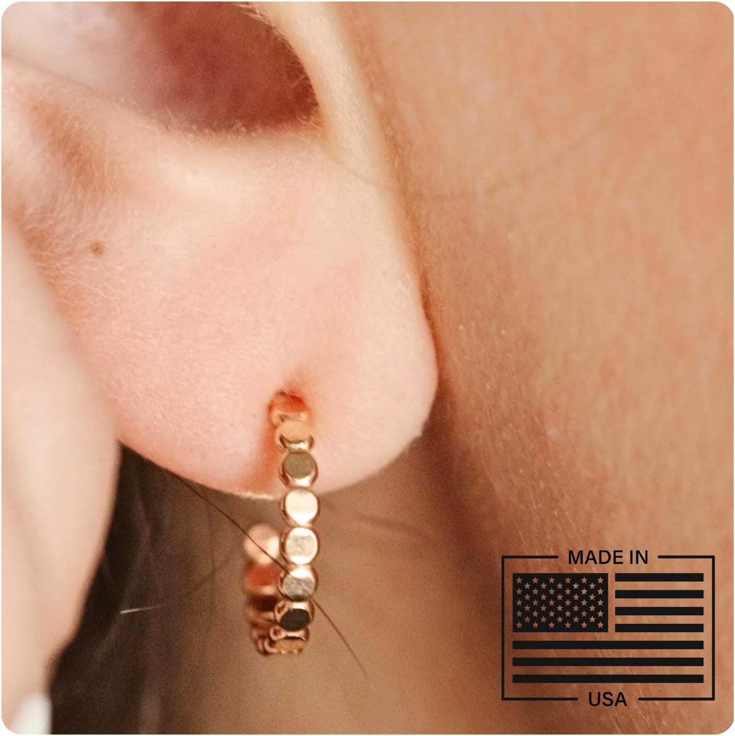 Handmade 14k Gold Filled Earring - Dainty Gold Jewelry for Women