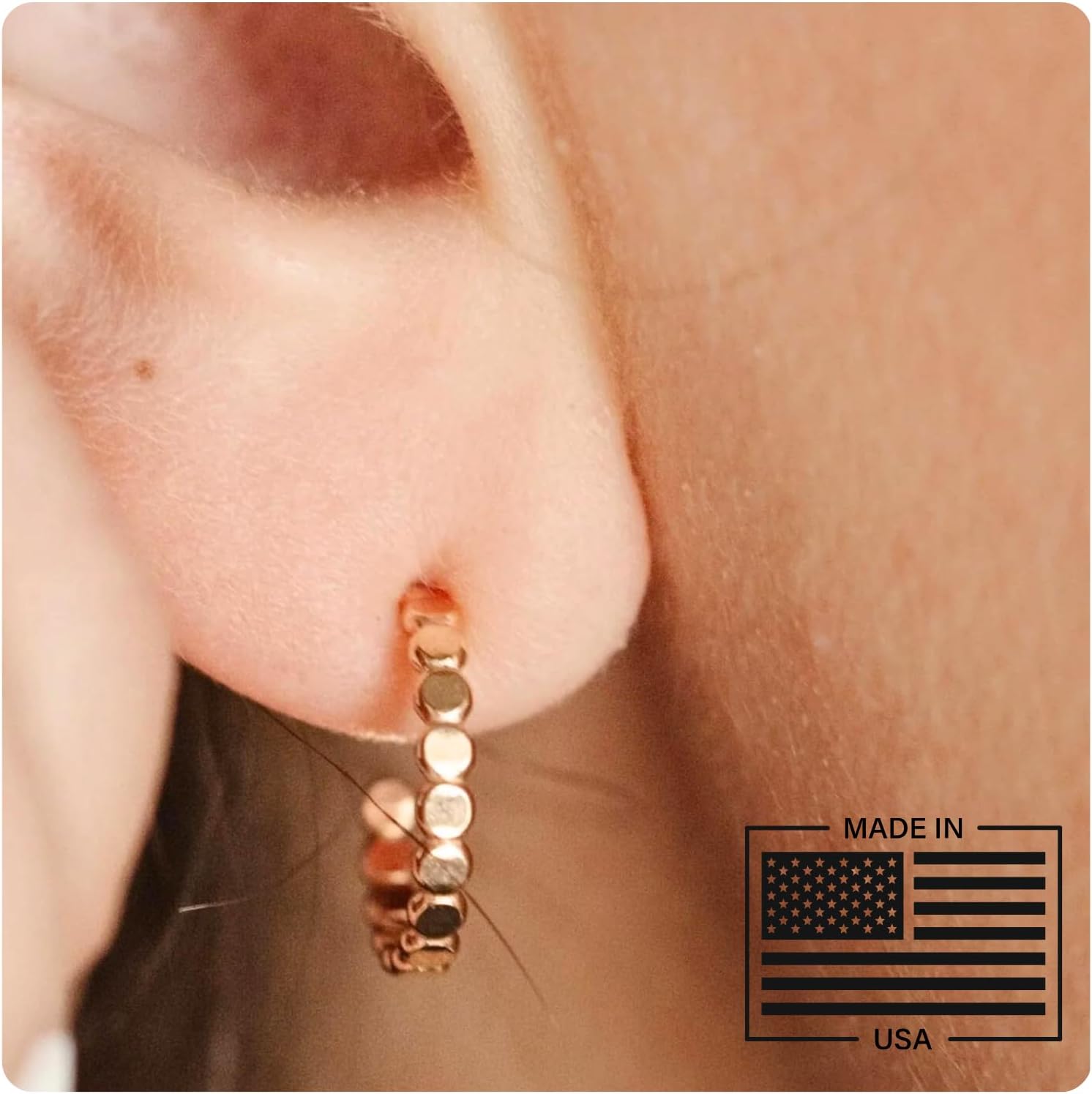 Handmade 14k Gold Filled Earring - Dainty Gold Jewelry for Women