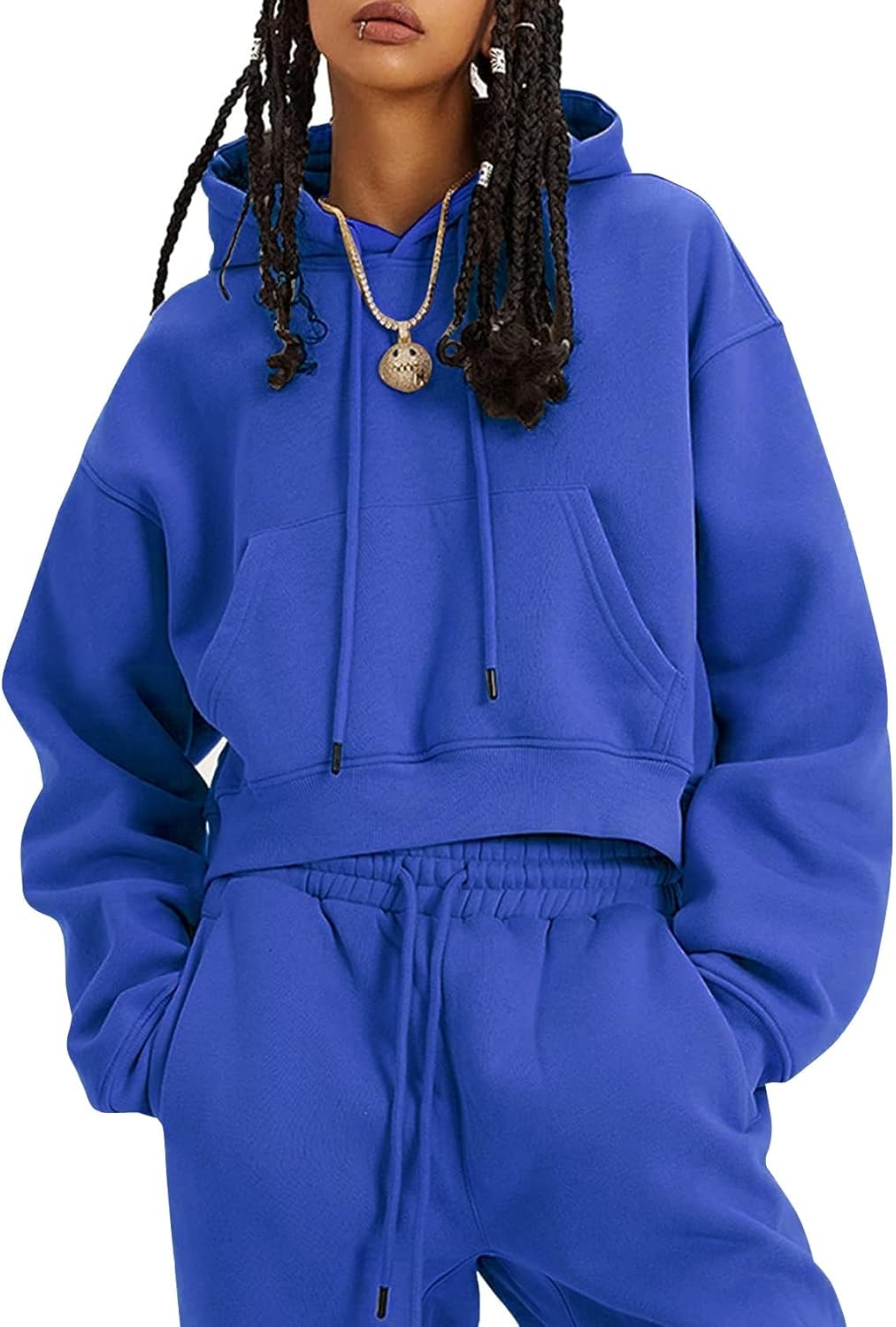 Flygo Womens Fleece 2 Piece Outfits for Cozy Comfort