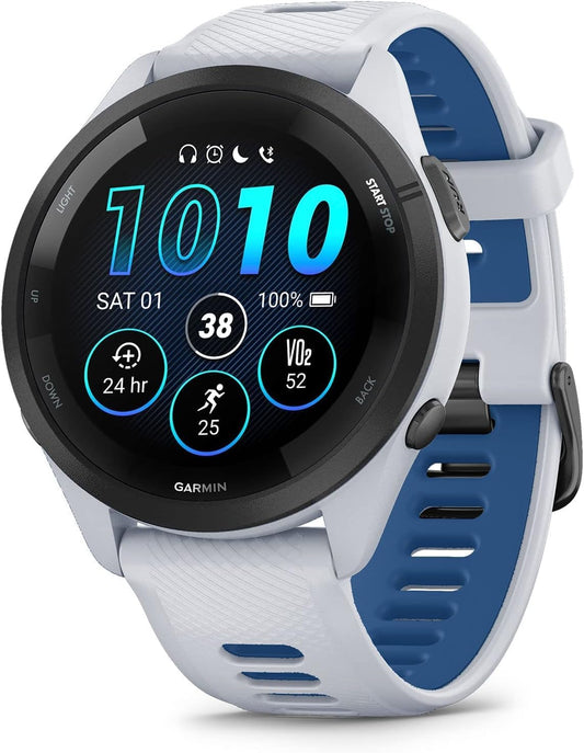 Garmin Forerunner 265 Smartwatch: Colorful AMOLED Display