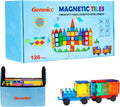 126-Piece Magnetic STEM Building Set for Hours of Fun!