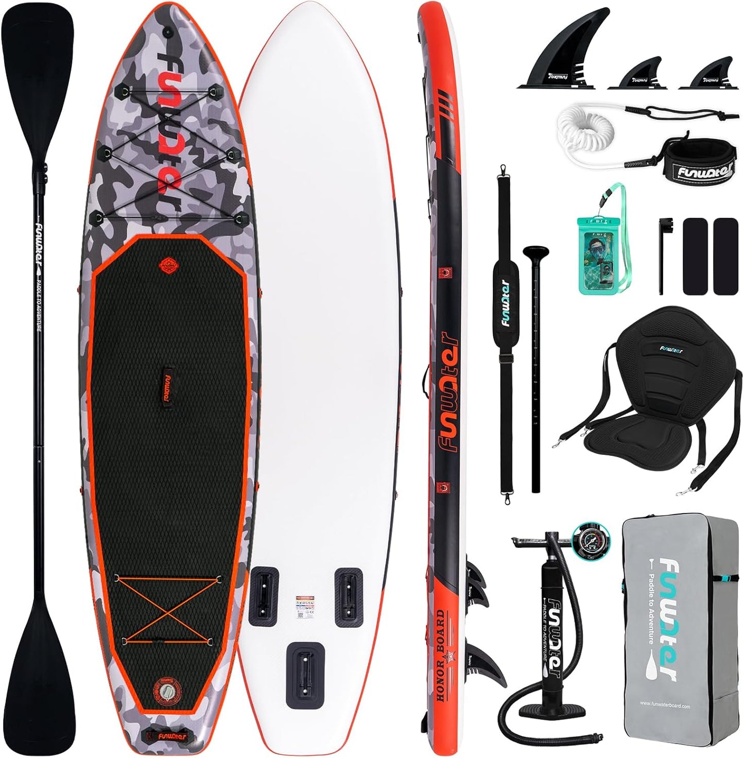 FunWater Inflatable Stand Up Paddle Board for All Skill Levels