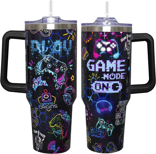 Stainless Steel Gamer Tumbler - Gift the Ultimate Gaming Experience
