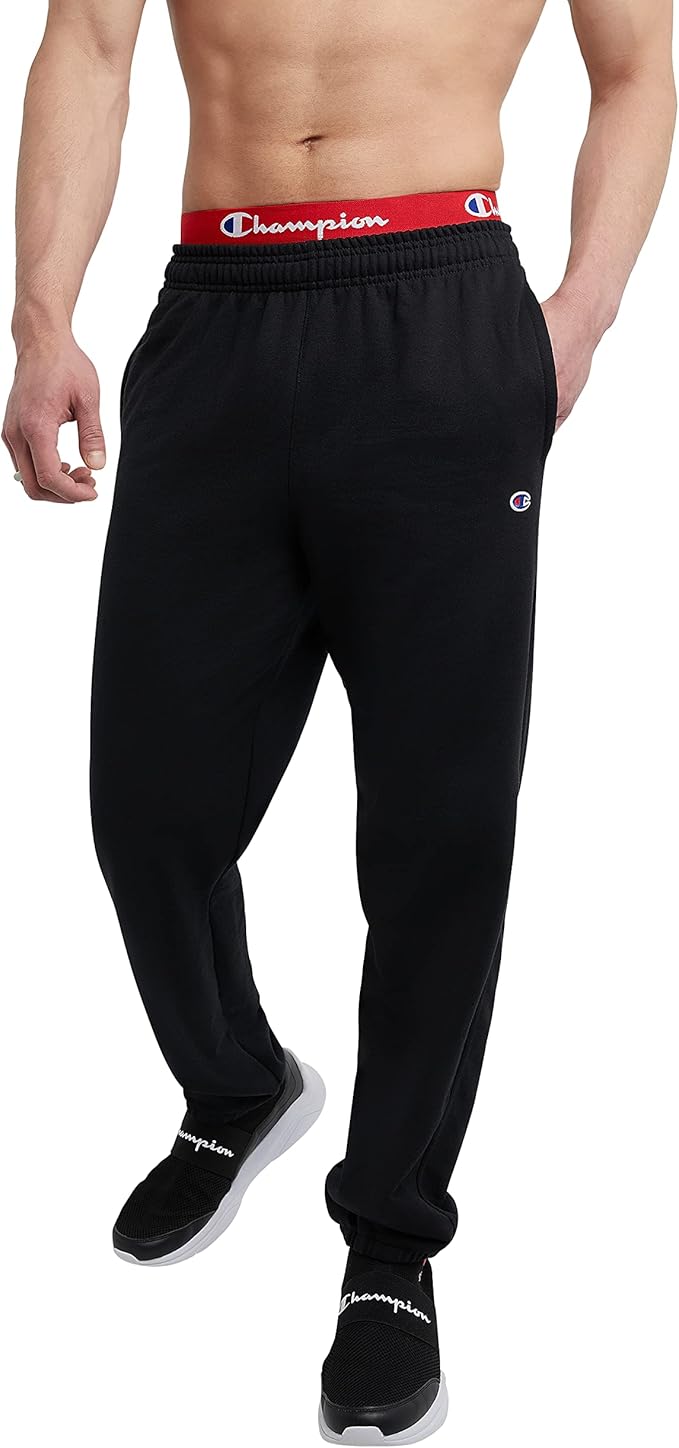 Champion Men's Powerblend Sweatpants for Relaxed Comfort