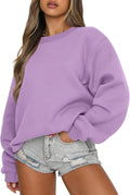 ANRABESS Womens Sweatshirt Crewneck Fleece Oversized