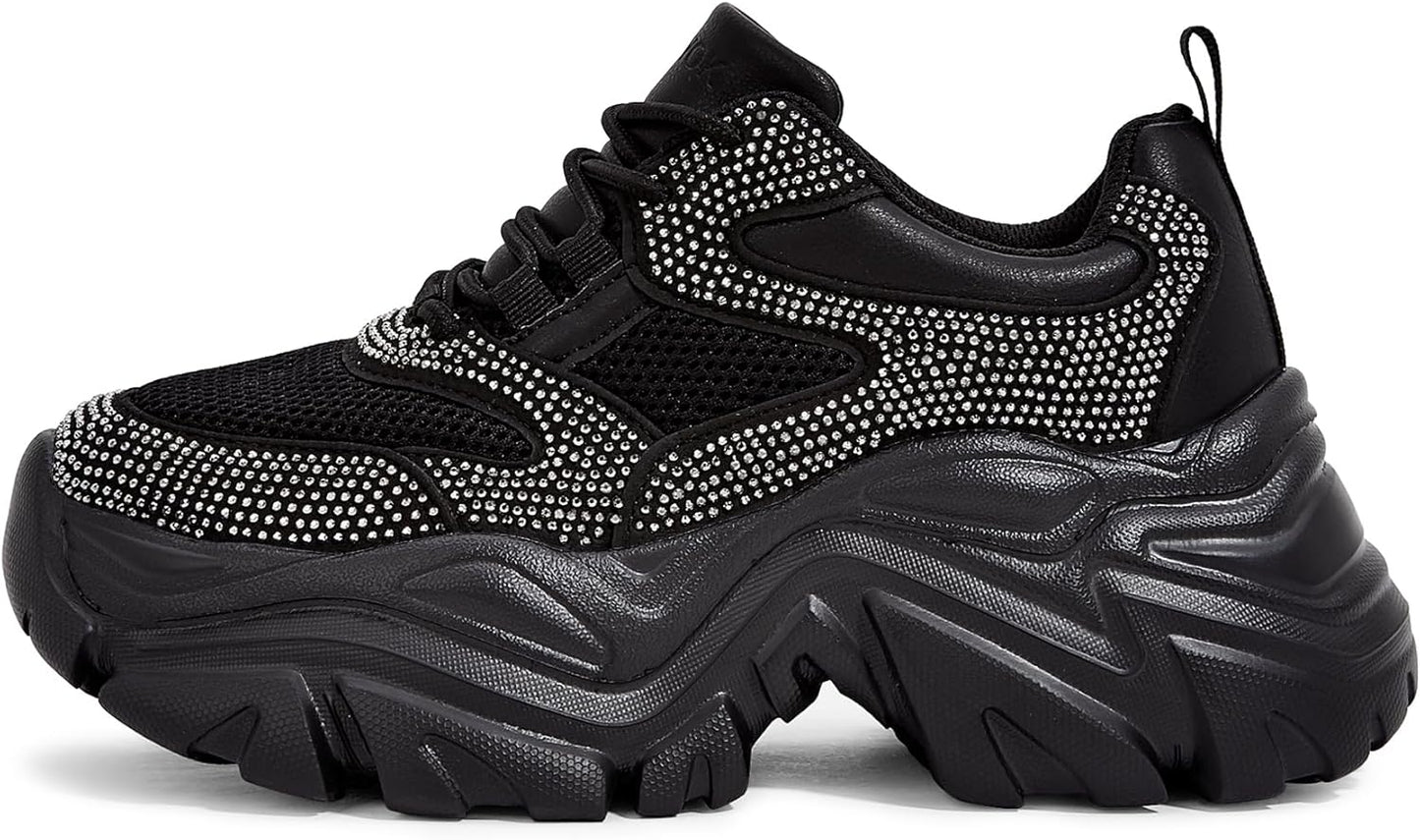 K KIP WOK Chunky Sneakers for Women - Stylish Platform Shoes