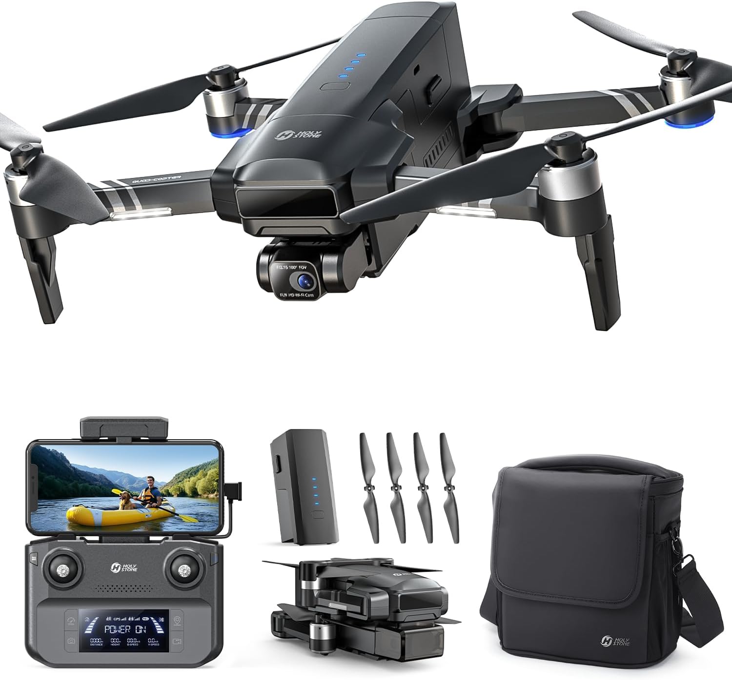 Holy Stone HS600: 4K Camera Drone with 2-Axis Gimbal