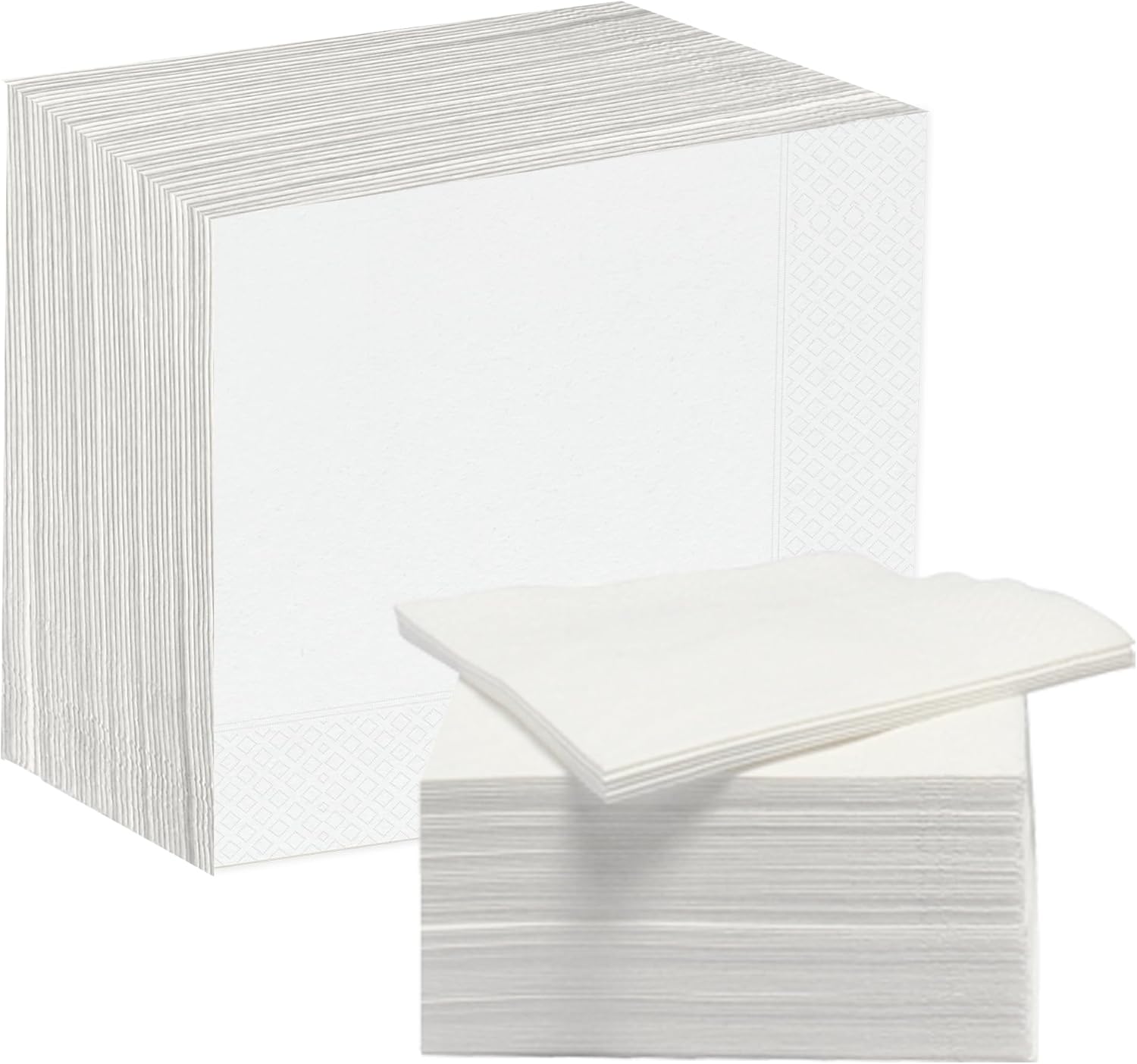 200 Premium 3 Ply White Cocktail Napkins - Versatile Party Essential!