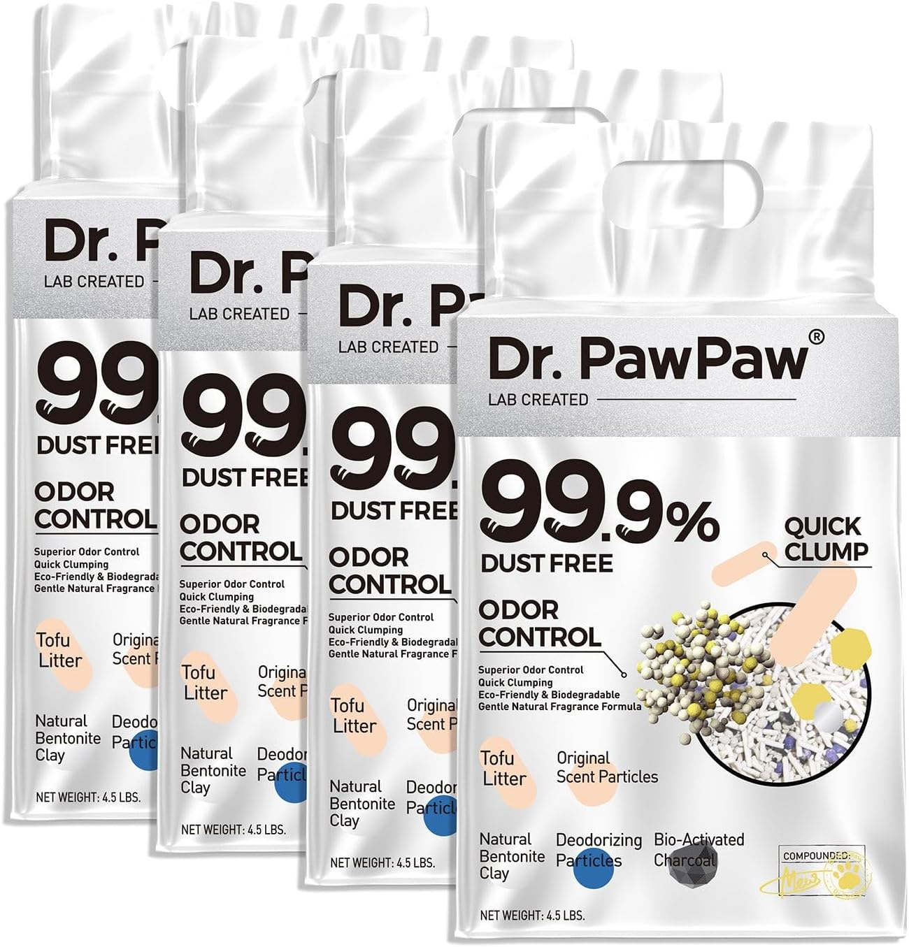 Tofu Cat Litter with Superior Odor Control and Clumping Ability