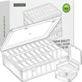 Bead Organizer Box 90pcs Small Clear Plastic Storage Containers