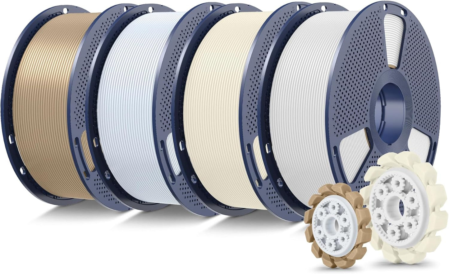 SUNLU PLA+ 2.0 3D Printer Filament Bundle for Strong Prints