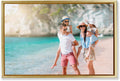 Personalized Canvas Photo Print with Floating Frame - Made in USA