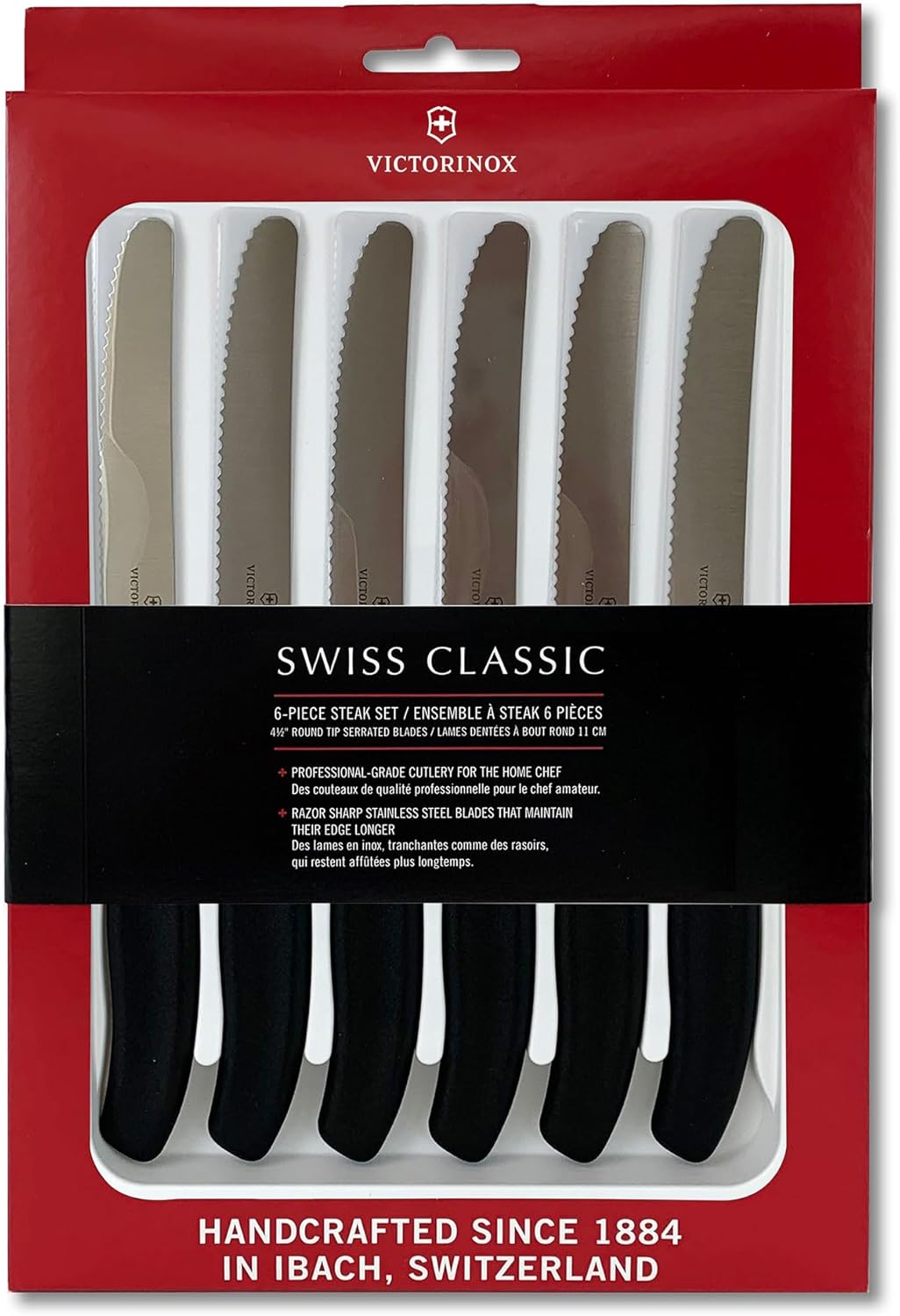 Victorinox Swiss Classic 6-Piece Steak Knife Set for Precision