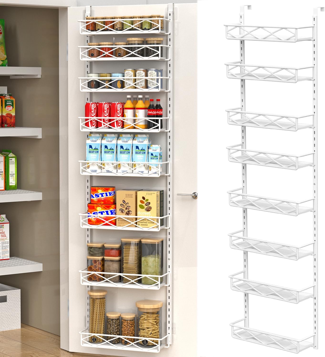 Over The Door Pantry Organizer for Kitchen Storage Solutions