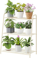 3-Tier Corner Plant Stand Indoor Outdoor - Heavy Duty Metal Rack