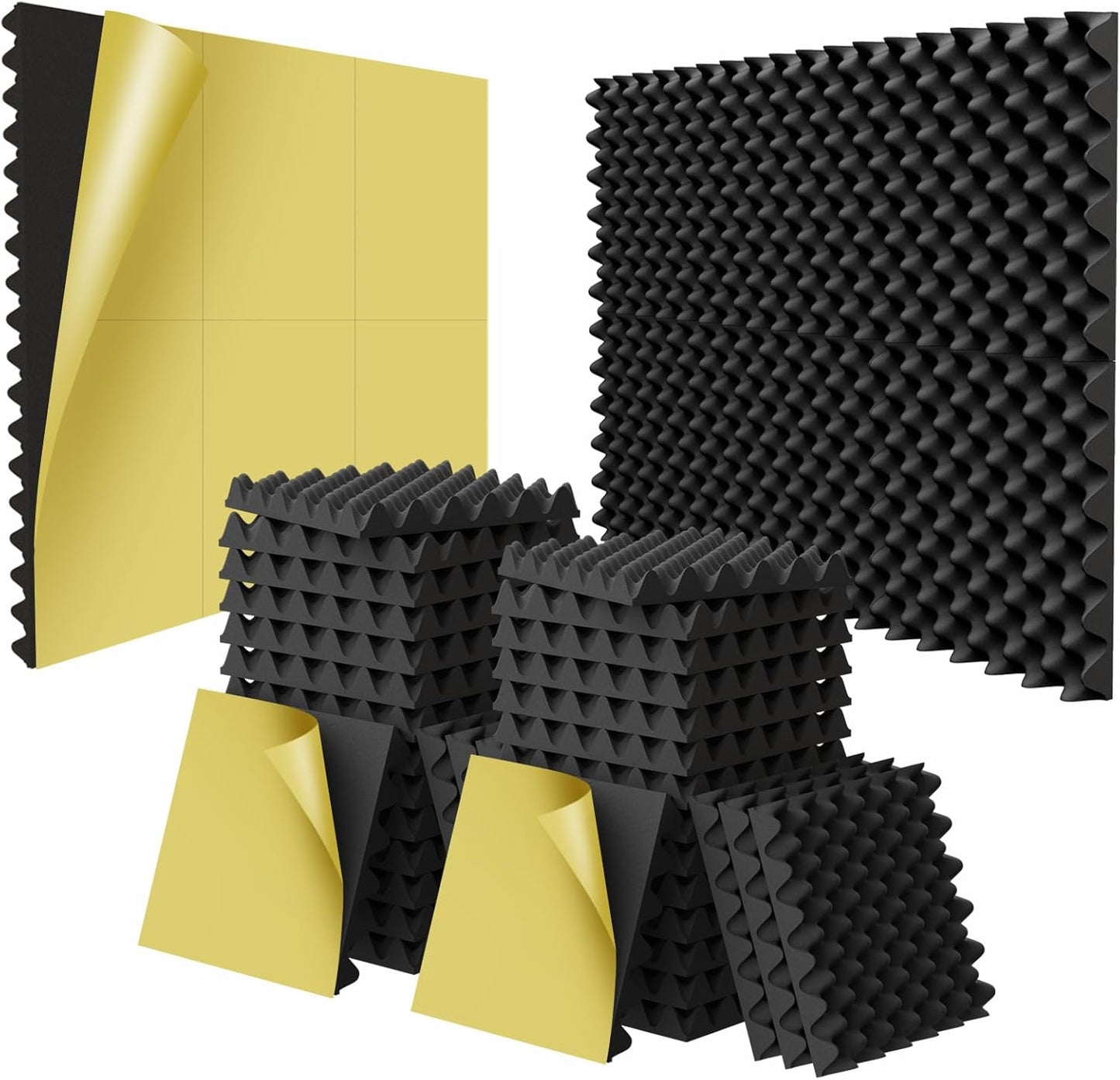 24 Pack 1.5inX12inX12in Acoustic Foam Panels for Soundproofing