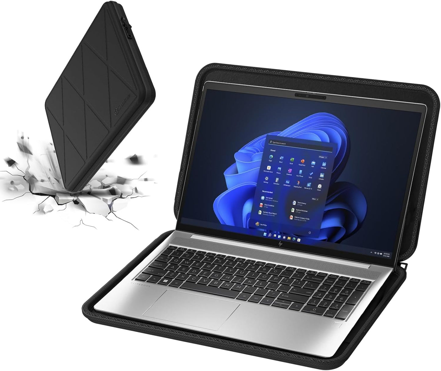Smatree Hard EVA Protective Sleeve Case for 15.6 inch HP Laptops
