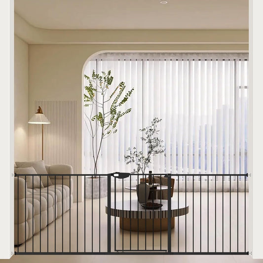 Secure Wide Baby Gate for Stairs & Doorways - ALLAIBB