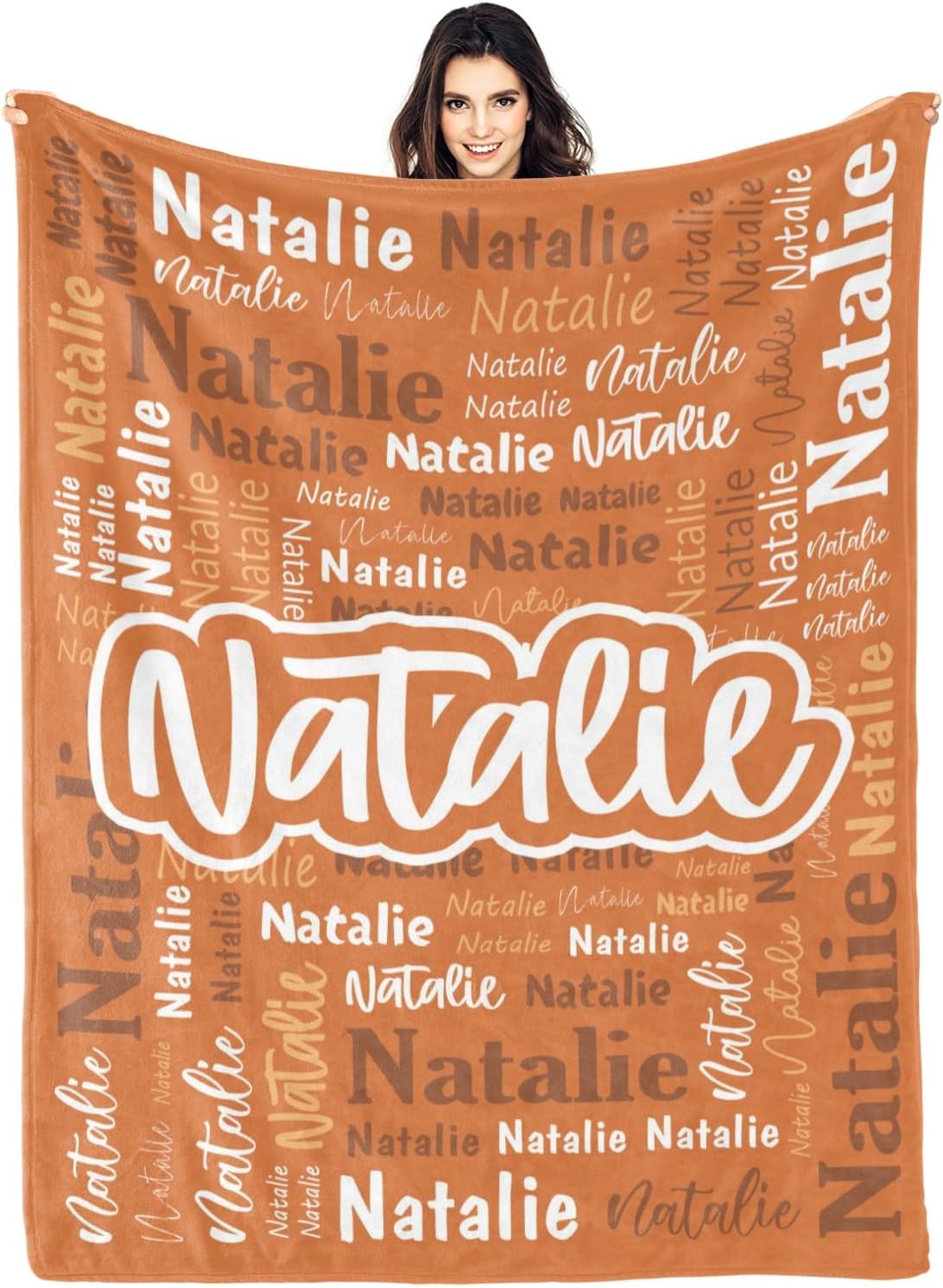 Custom Blanket with Name for Kids and Adults - Personalized Gift